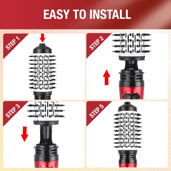 π49% OFF!! 3-in-1 Hot Air Styler and Rotating Hair Dryer for Dry hair, curl hair, straighten hair