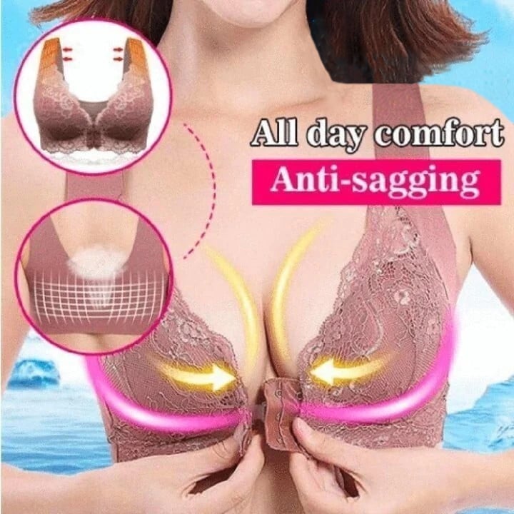 π₯π²- 3PCS*Front Closure 5D Beauty Back Sports Comfy Bra