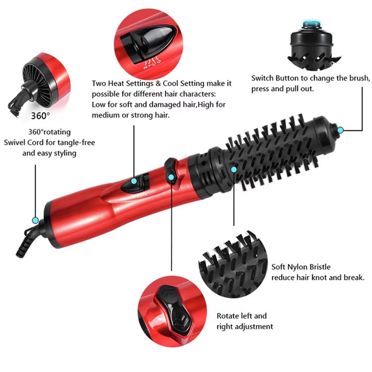π49% OFF!! 3-in-1 Hot Air Styler and Rotating Hair Dryer for Dry hair, curl hair, straighten hair