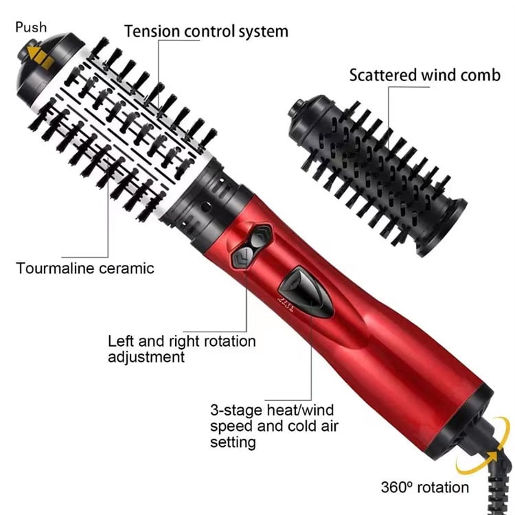 π49% OFF!! 3-in-1 Hot Air Styler and Rotating Hair Dryer for Dry hair, curl hair, straighten hair