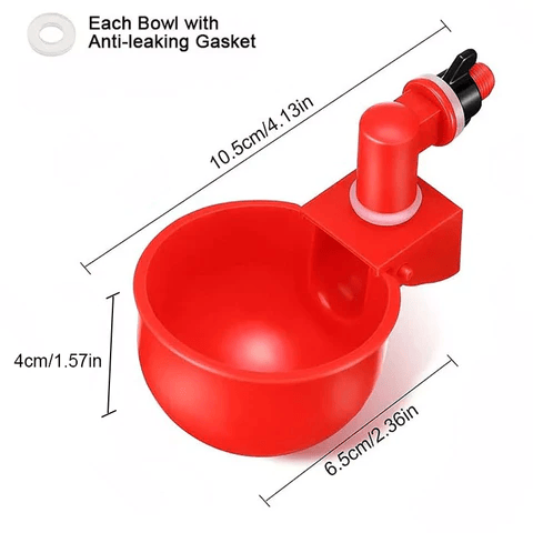 (HOT SALE) 6PCS/SET Automatic Poultry Drinking Bowl - Buy 2 Get 1 Free