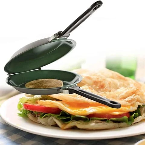 π DOUBLE SIDED NON-STICK FRYING PAN