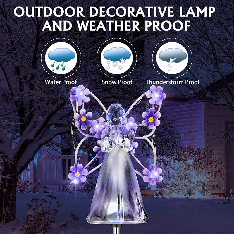 👼Waterproof Solar Angel lights
