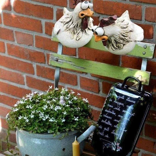 🔥🔥Funny Chicken Garden Fence Decoration