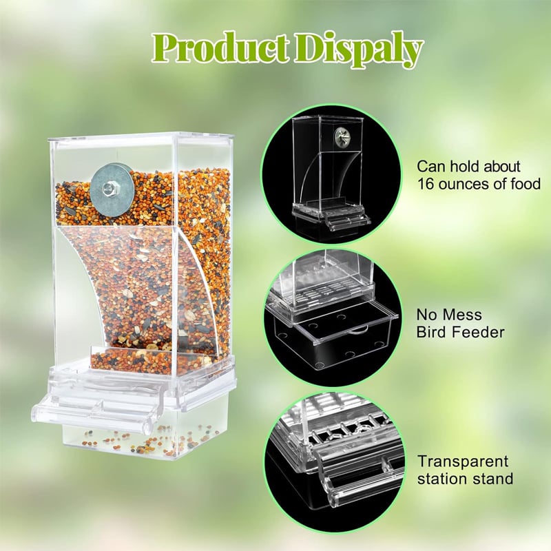 đ„No Mess Automatic Bird Feeder