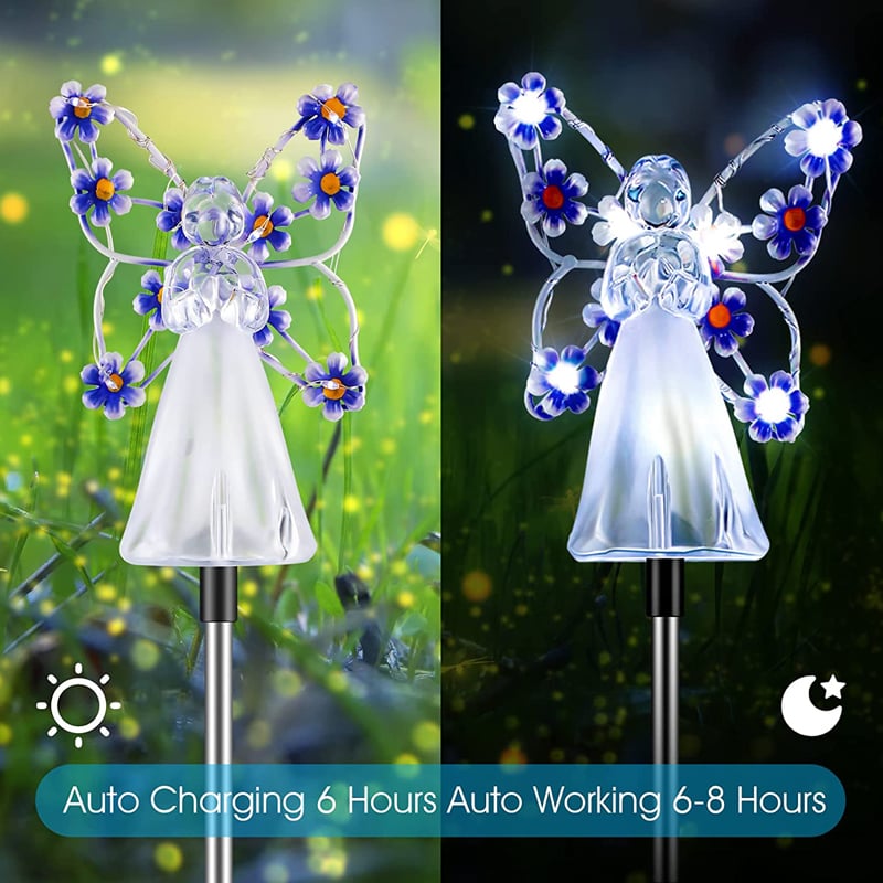👼Waterproof Solar Angel lights