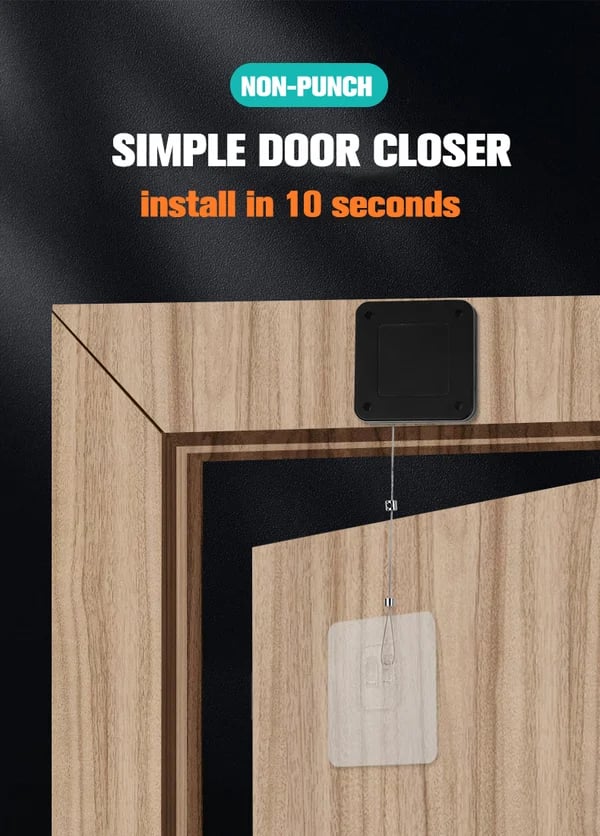 🎈🎈🎈AUTOMATIC SENSOR DOOR CLOSER 🔥Hot Sale - Buy 2 Get 1 Free🔥