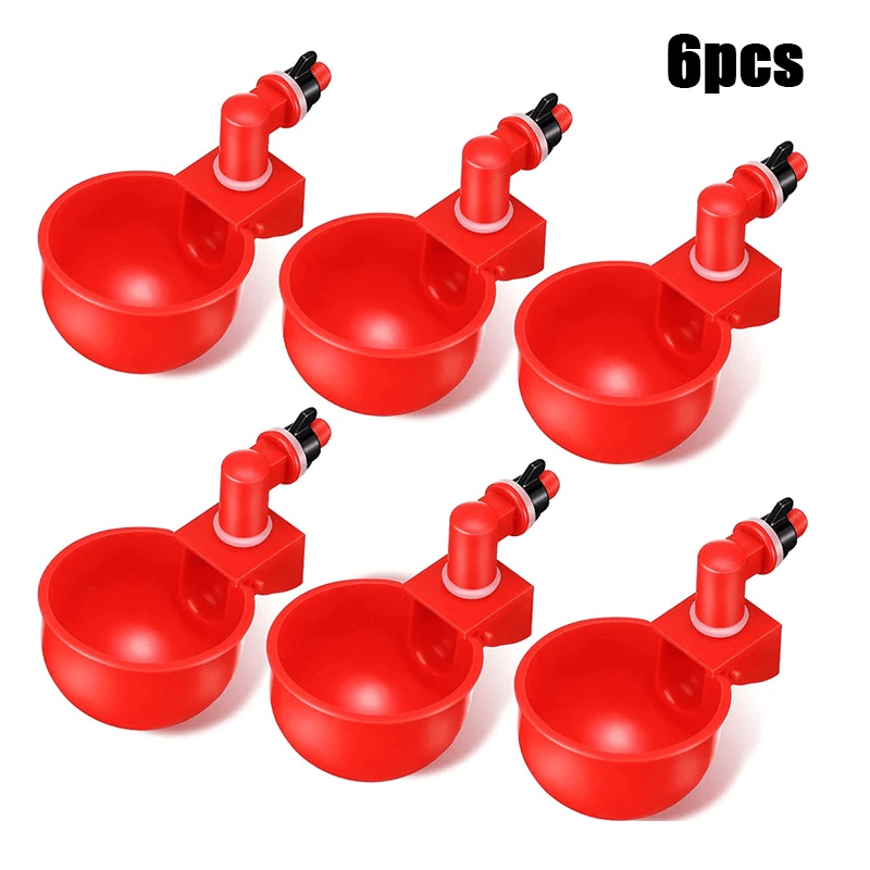 (HOT SALE) 6PCS/SET Automatic Poultry Drinking Bowl - Buy 2 Get 1 Free
