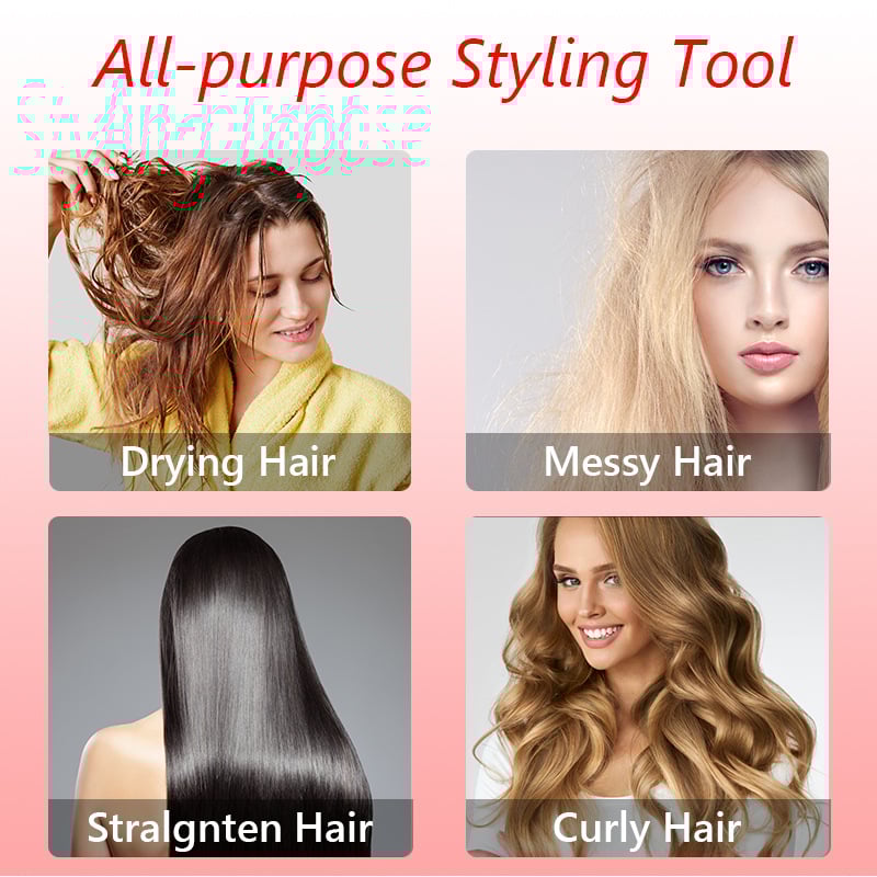 π49% OFF!! 3-in-1 Hot Air Styler and Rotating Hair Dryer for Dry hair, curl hair, straighten hair