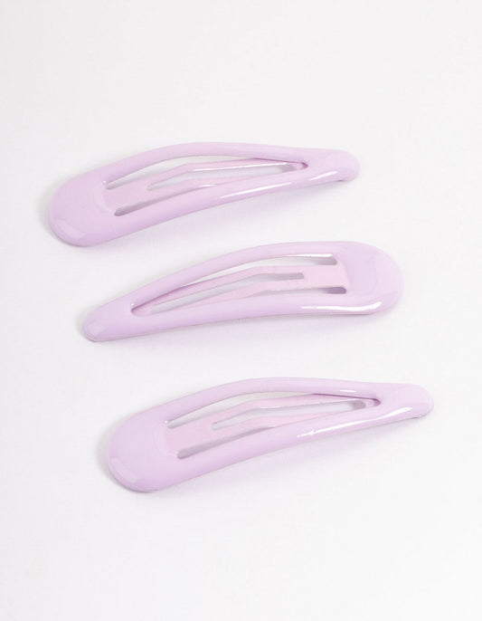 Coated Purple Bubble Snap Clip Pack