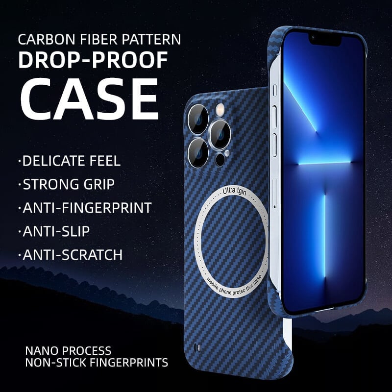 iPhone Carbon Fiber Magnetic Case