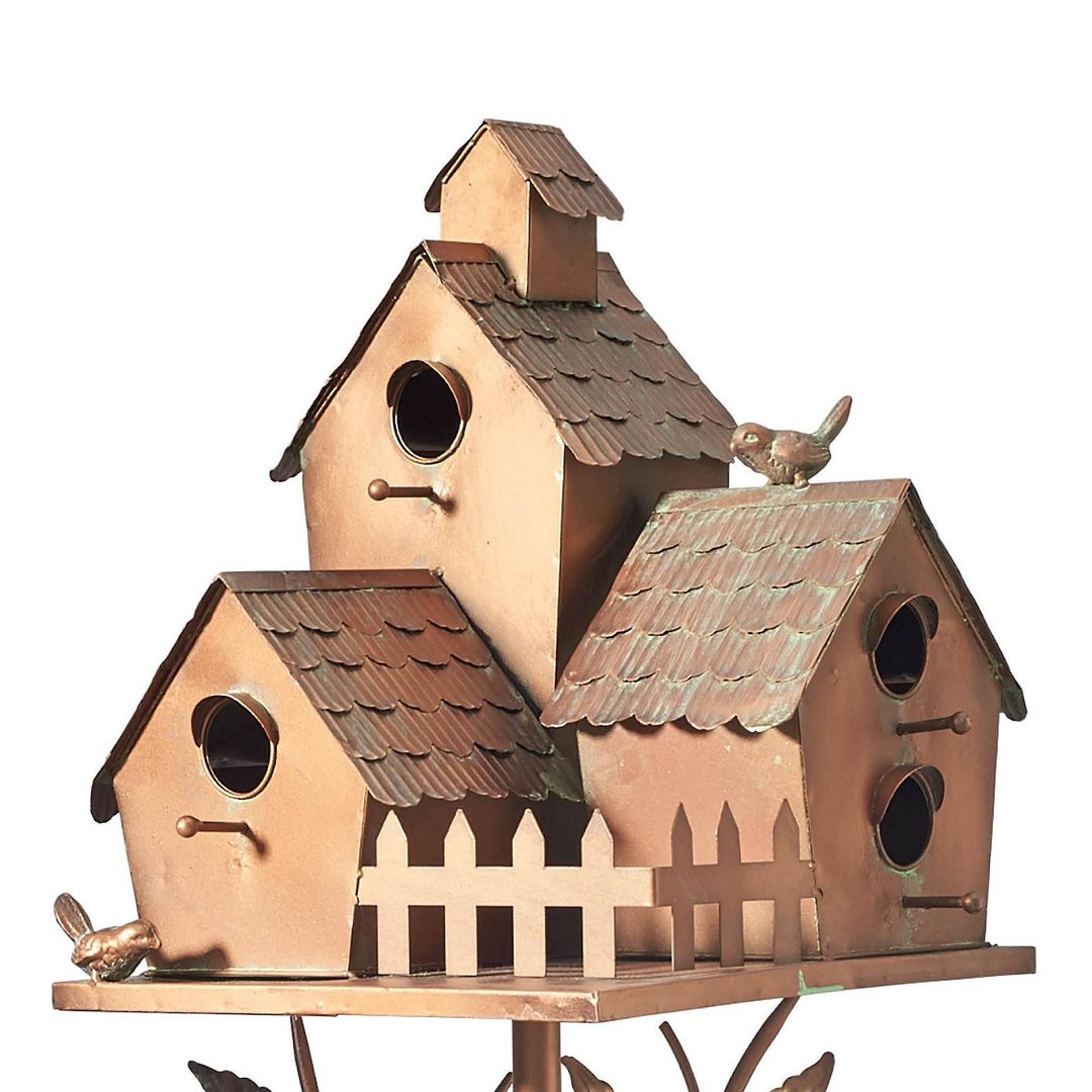 Birdhouse Garden Stakes