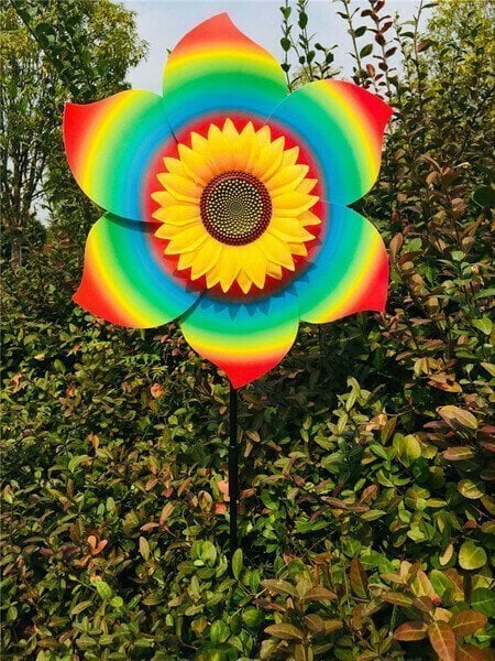 🎉 Colorful Sunflower Windmill-For Decoration Outside Yard🌻