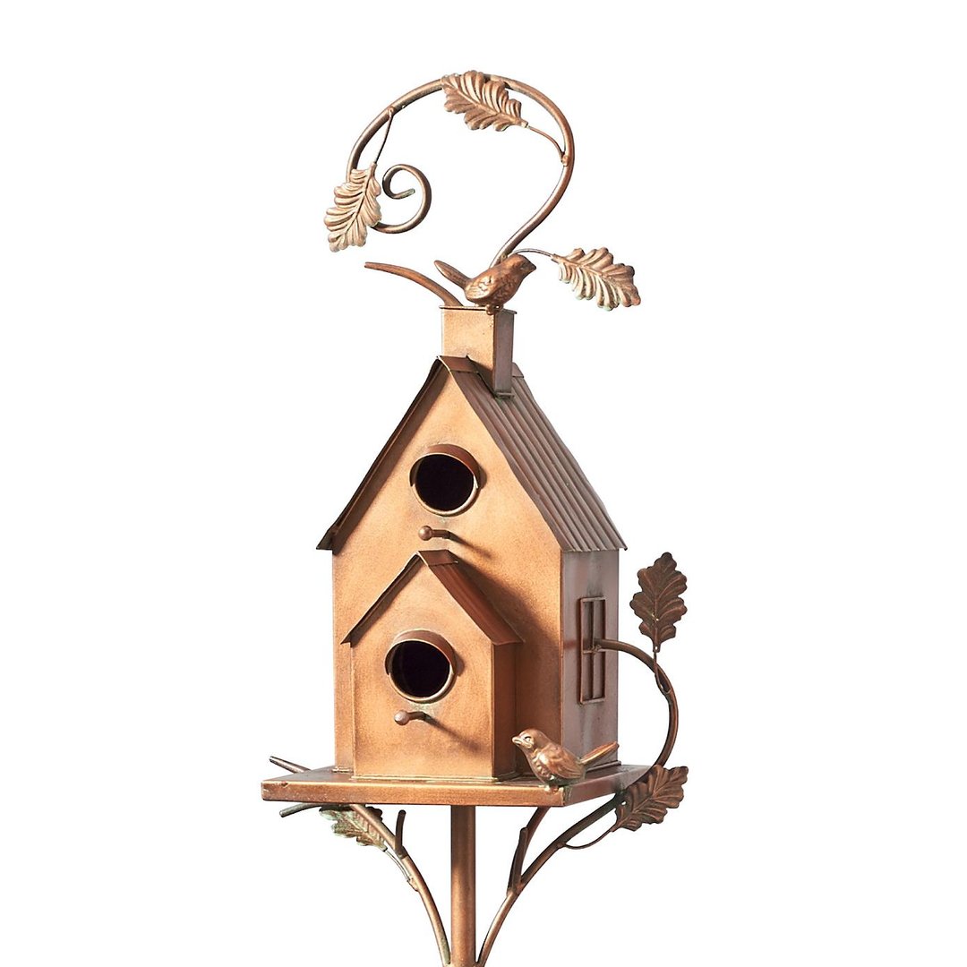 Birdhouse Garden Stakes