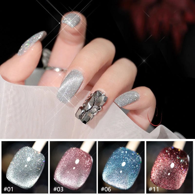 💎Laser Diamond Cat Eye Nail Polish