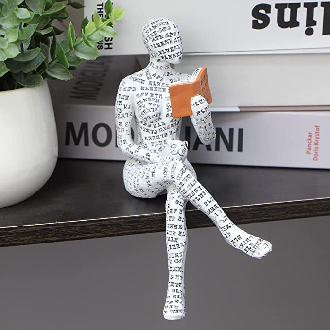 🔥Modern Reading Woman Statue