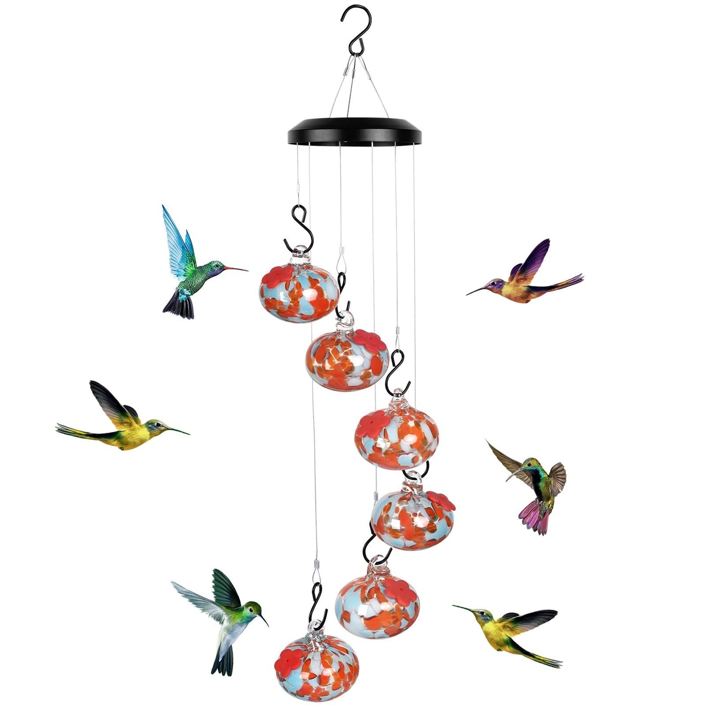 🎉🎉Charming Wind Chimes Hummingbird feeders