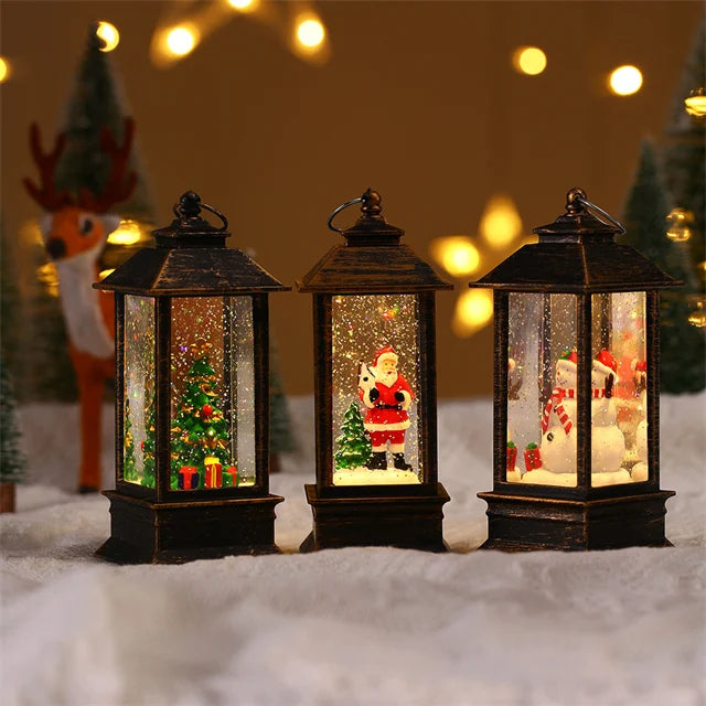 🎅Early Christmas Sale-49% OFF🎁Snow Globe Christmas Lantern Decorations