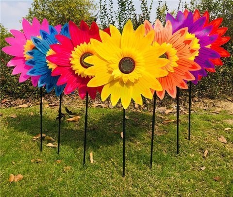 🎉 Colorful Sunflower Windmill-For Decoration Outside Yard🌻