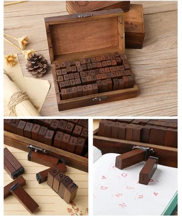 (🔥HOT SALE NOW) - Wood Retro DIY Journal Decoration Seal