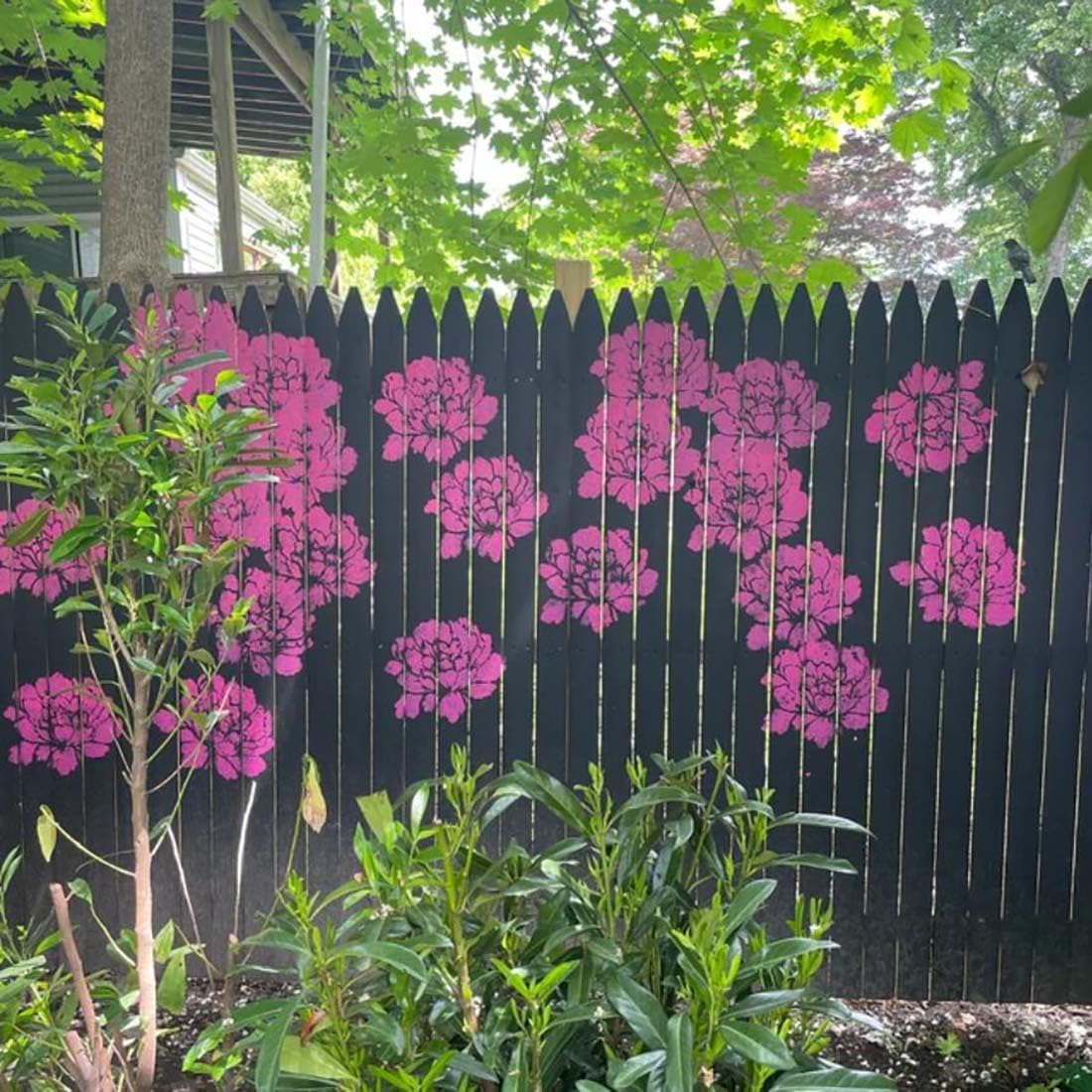 🏡Garden Fence Large Flower Stencils🌻DIY Decoration