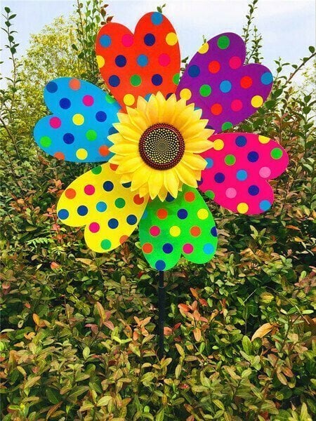 🎉 Colorful Sunflower Windmill-For Decoration Outside Yard🌻