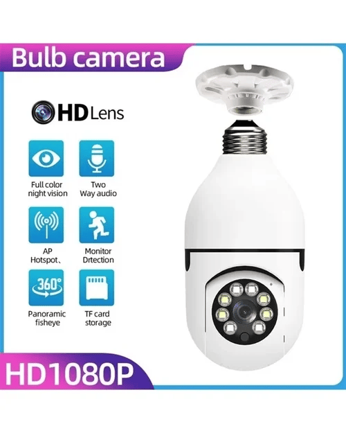 🔥Hot Sale 49%OFF🔥Wireless Wifi Light Bulb Camera Security Camera - BUY 2 GET FREE SHIPPING TODAY!