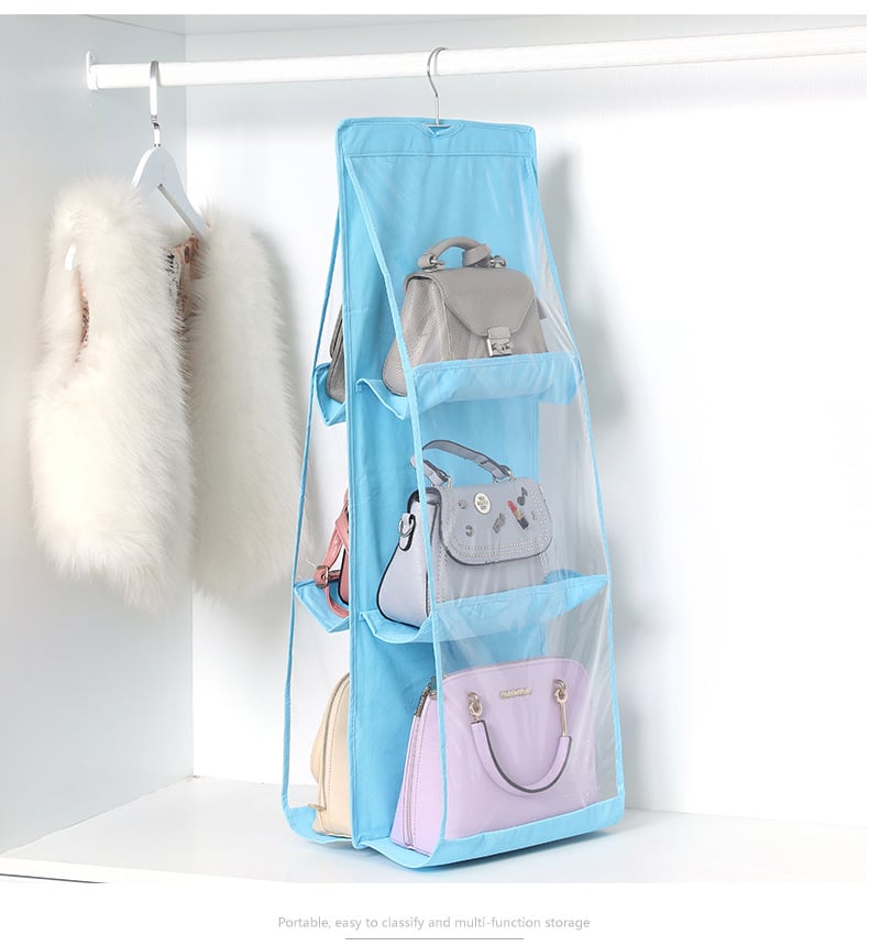 Double-Sided Six-Layer Hanging Storage Bag