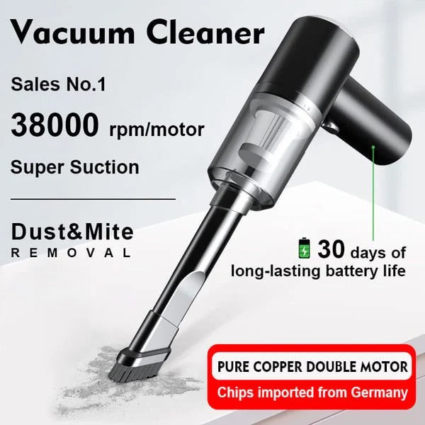 🔥🔥 - Wireless Handheld Car Vacuum Cleaner