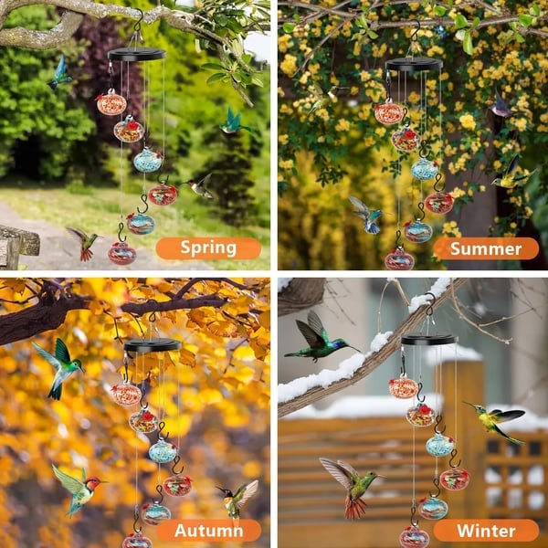 🎉🎉Charming Wind Chimes Hummingbird feeders