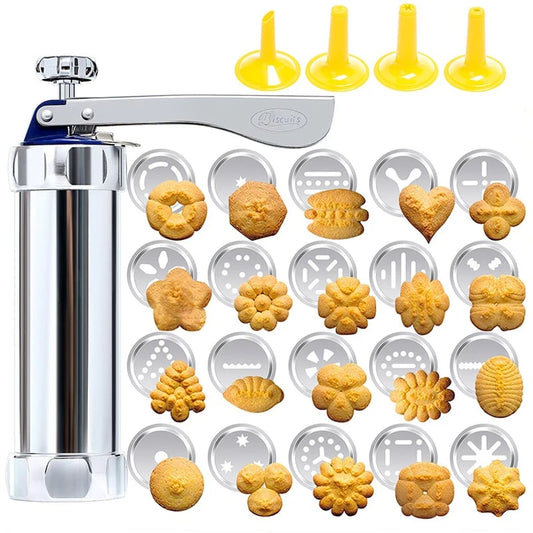 Upgrade Aluminum Cookie Maker Press Kit