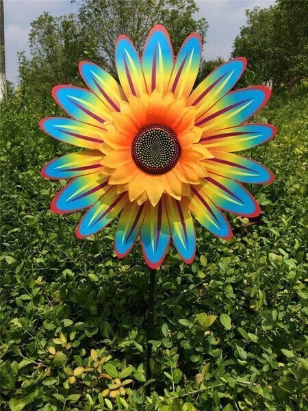 🎉 Colorful Sunflower Windmill-For Decoration Outside Yard🌻