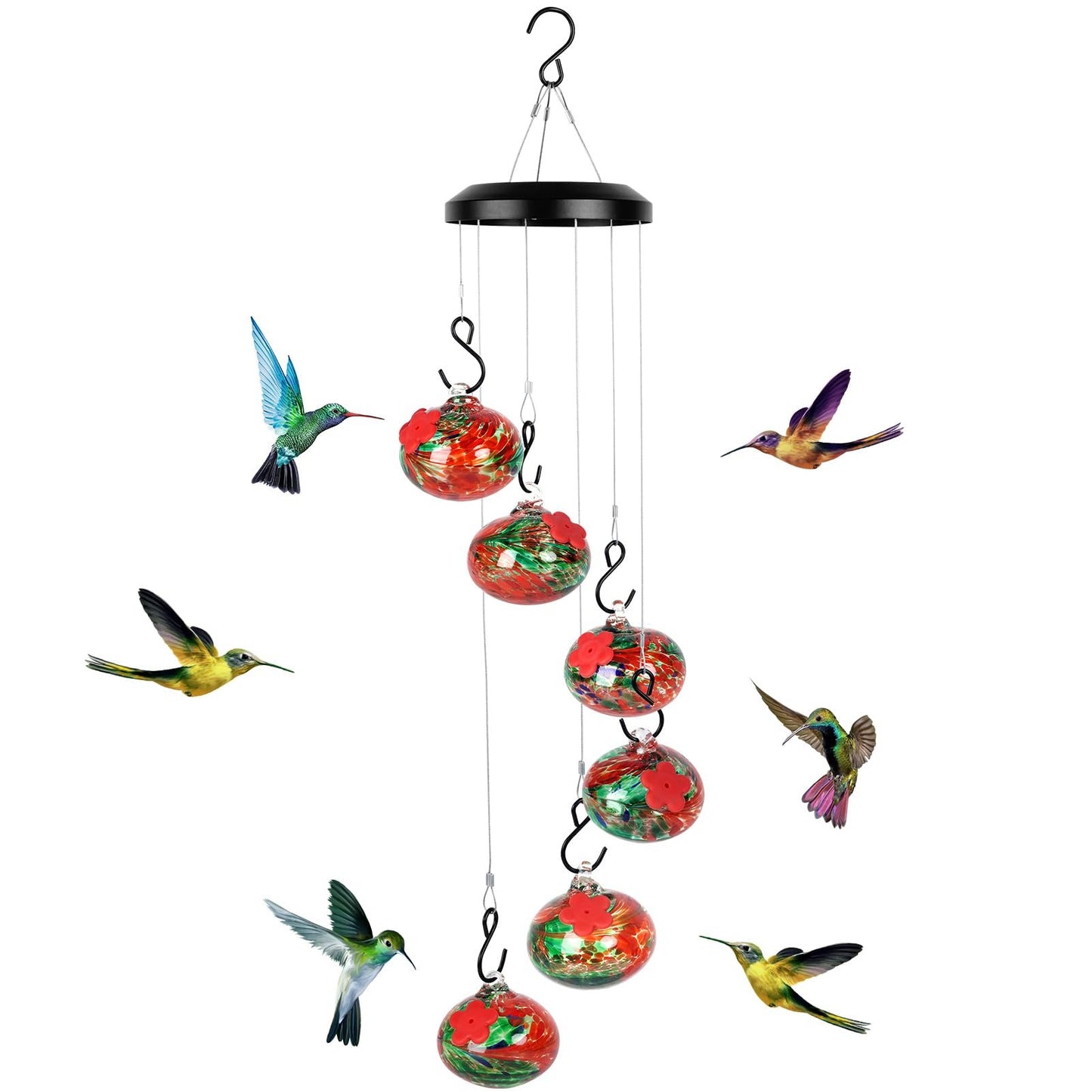 🎉🎉Charming Wind Chimes Hummingbird feeders