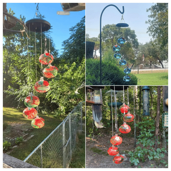 🎉🎉Charming Wind Chimes Hummingbird feeders