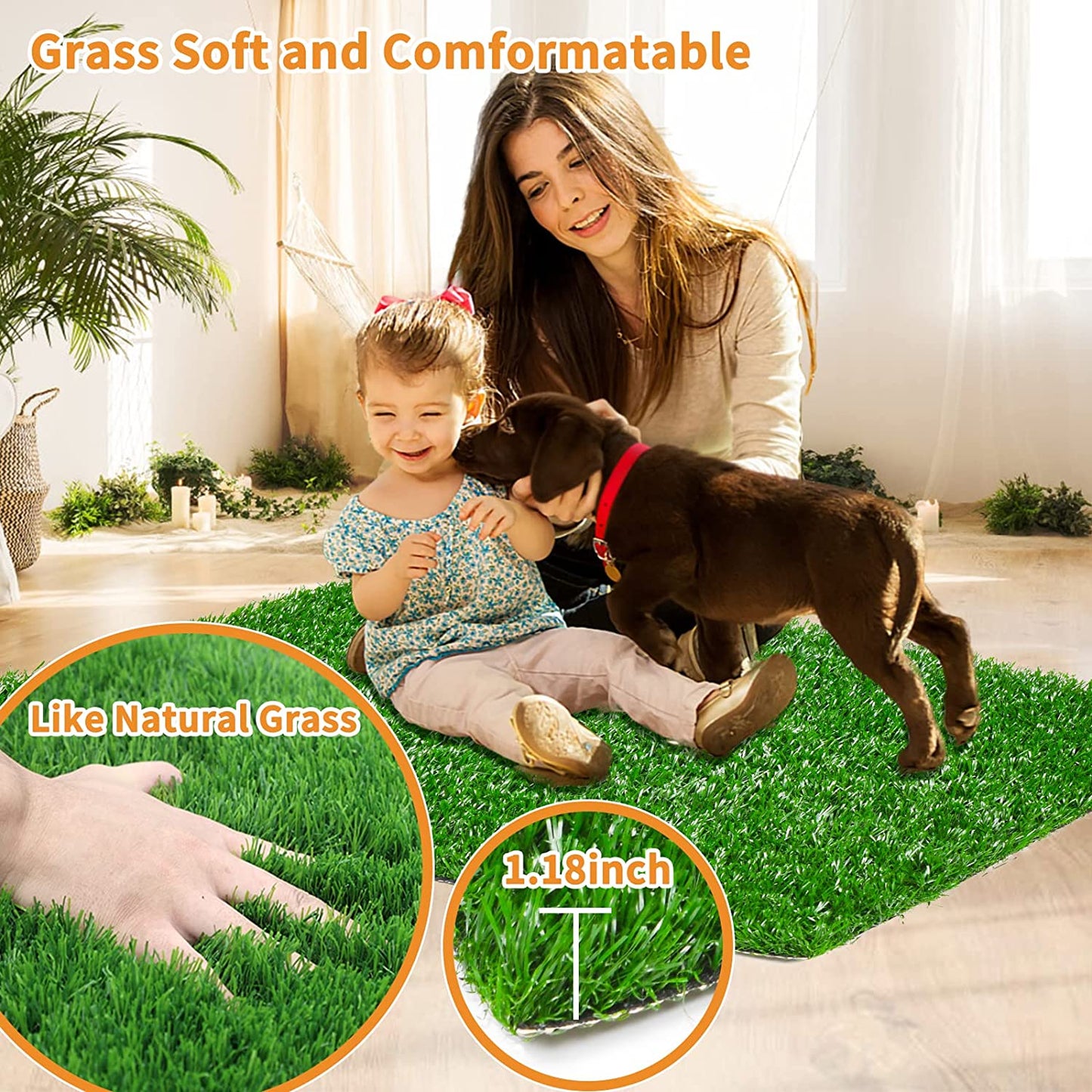 🎄 Dog Grass Pee Pads