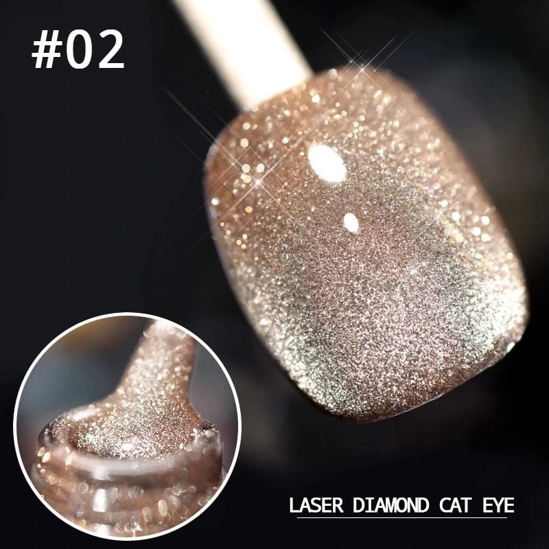 💎Laser Diamond Cat Eye Nail Polish