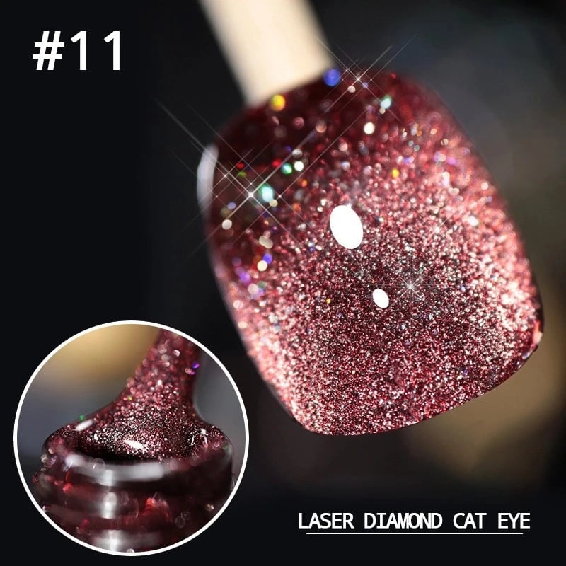💎Laser Diamond Cat Eye Nail Polish