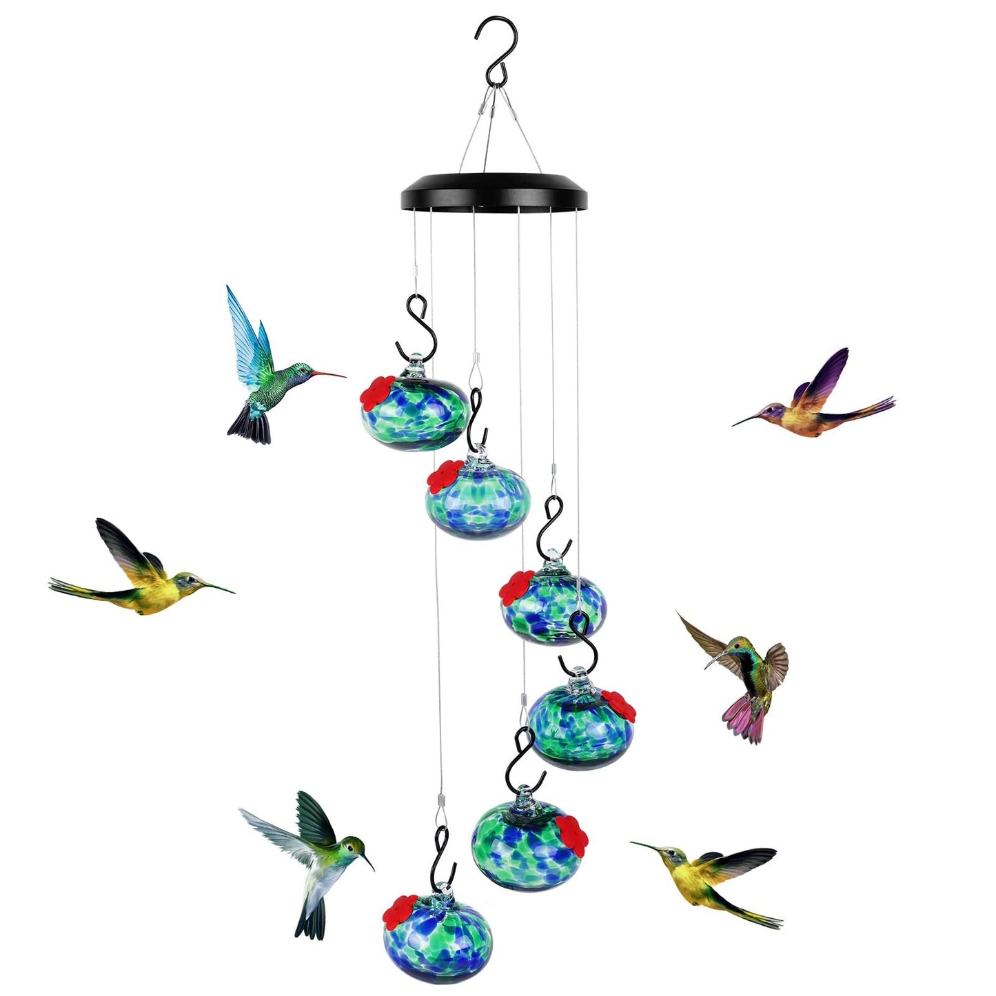 🎉🎉Charming Wind Chimes Hummingbird feeders