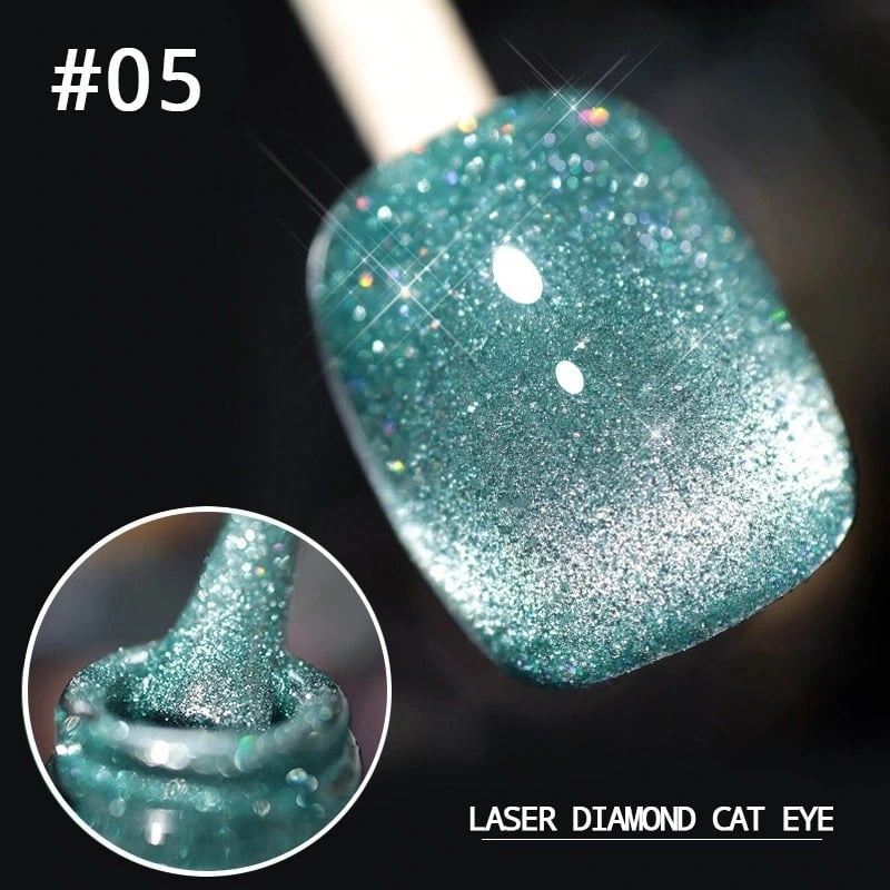 💎Laser Diamond Cat Eye Nail Polish