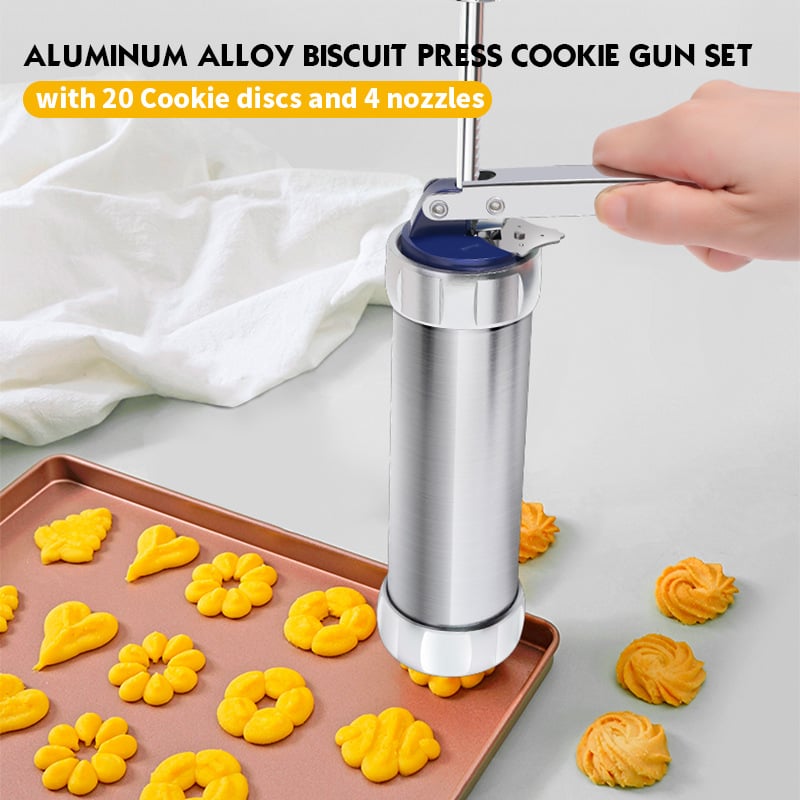 Upgrade Aluminum Cookie Maker Press Kit