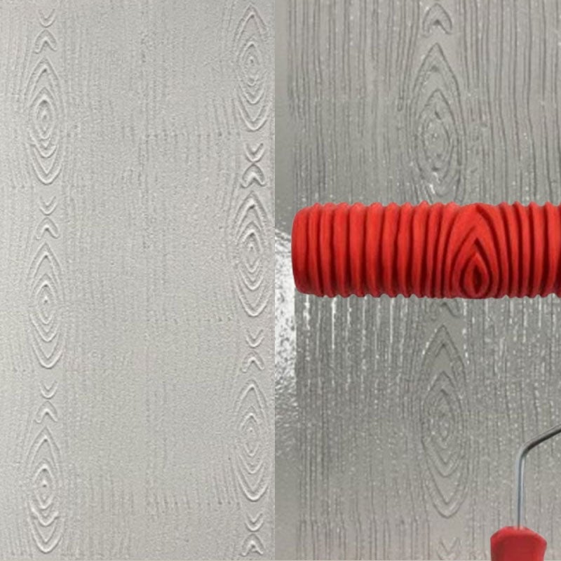 🔥New Design🔥Embossing Texture Patterned Paint Roller for Wall Decoration