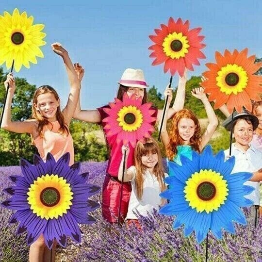 🎉 Colorful Sunflower Windmill-For Decoration Outside Yard🌻