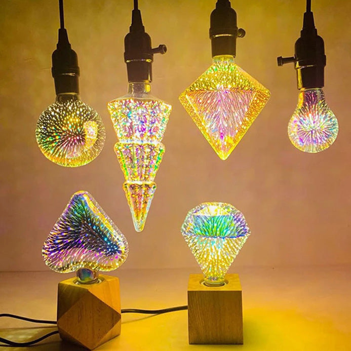 3D Fireworks LED Light Bulb