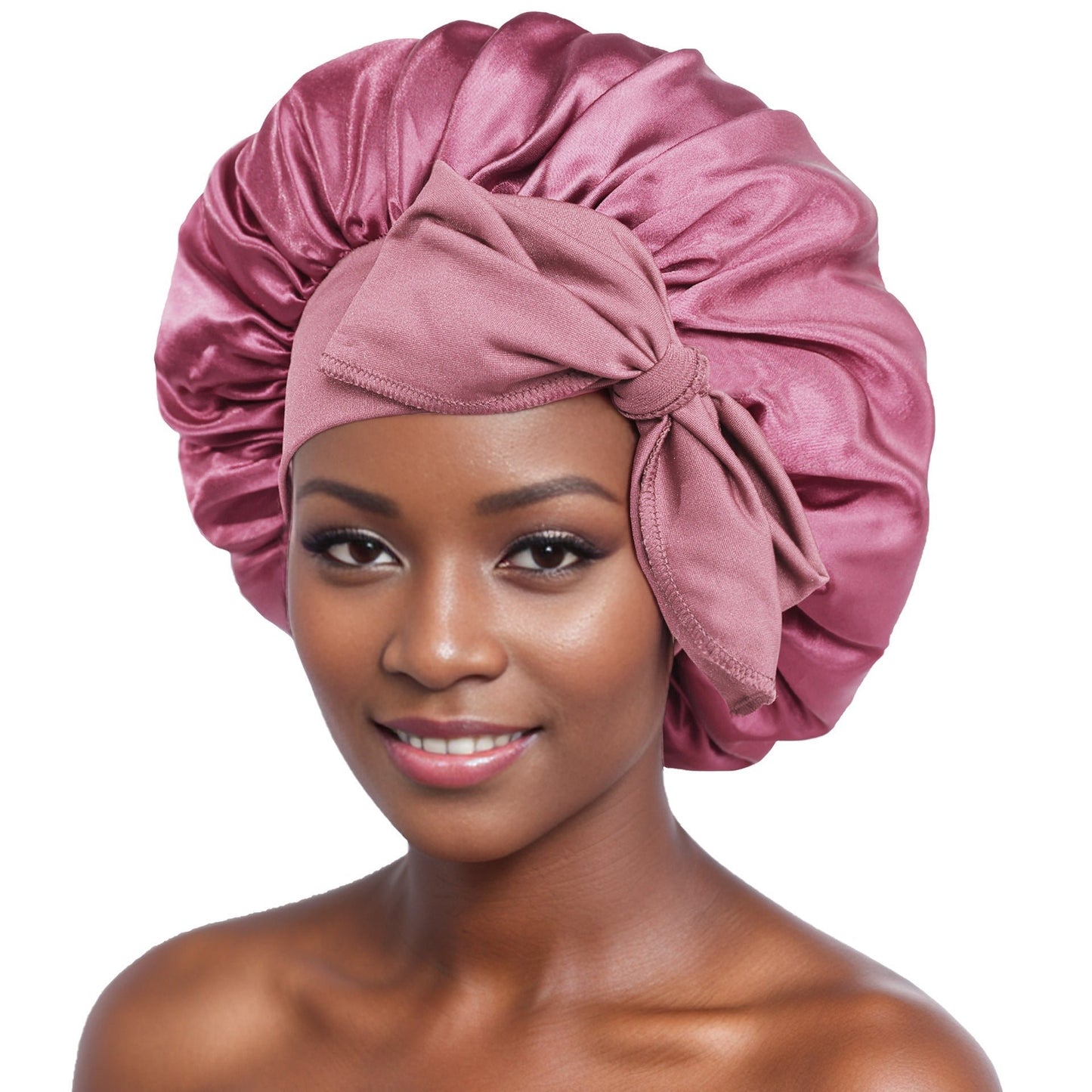 Silk Night Sleeping Cap Bonnet