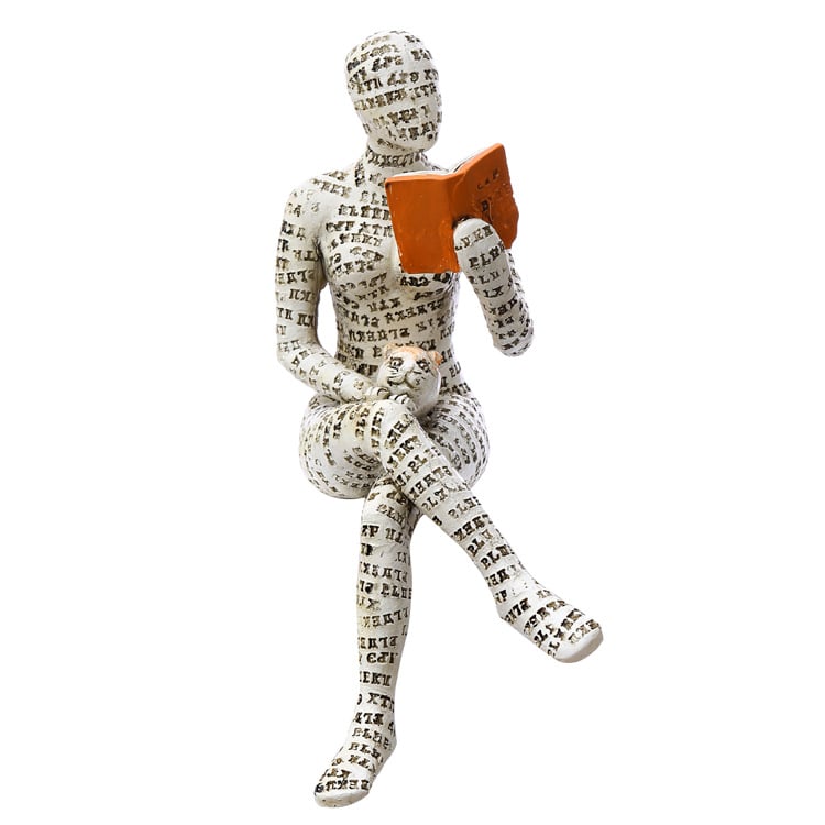 🔥Modern Reading Woman Statue