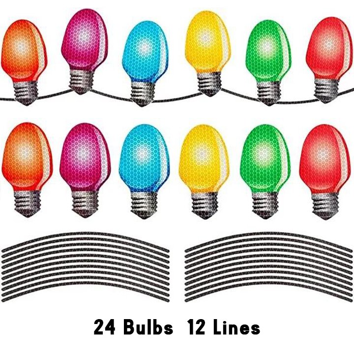 🎁Magnet Reflective Light Bulb Decorations✨