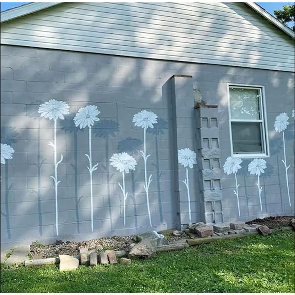 🏡Garden Fence Large Flower Stencils🌻DIY Decoration