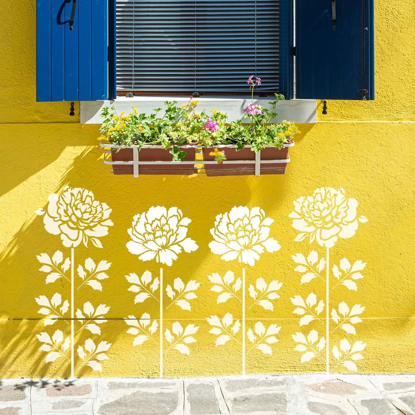 🏡Garden Fence Large Flower Stencils🌻DIY Decoration