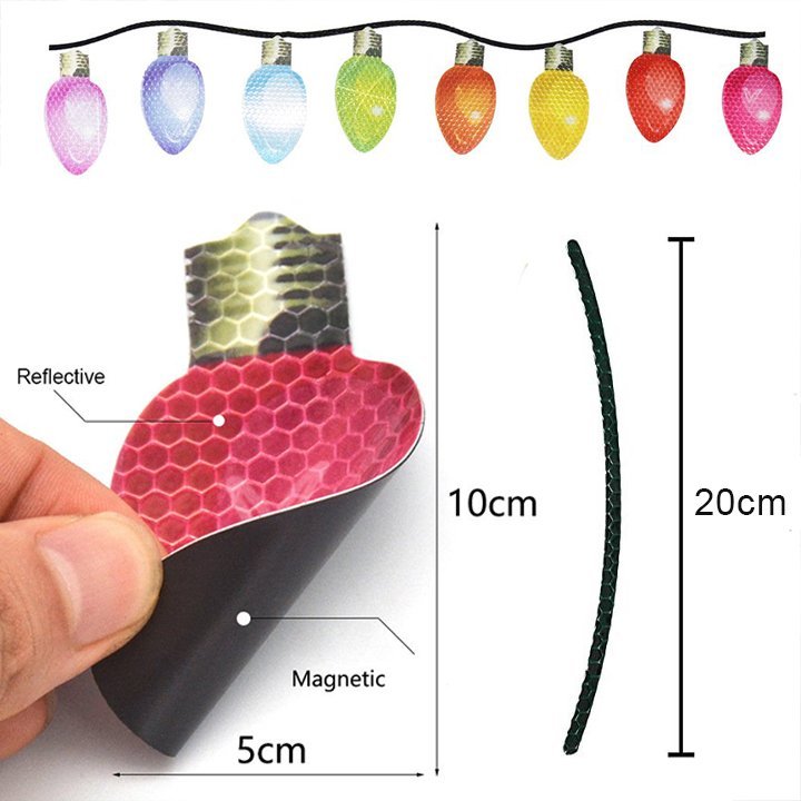 🎁Magnet Reflective Light Bulb Decorations✨