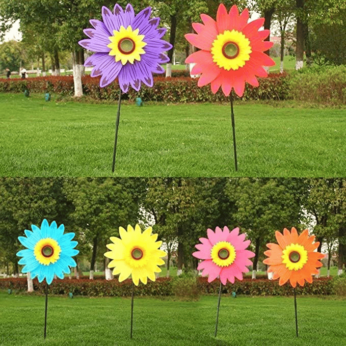 🎉 Colorful Sunflower Windmill-For Decoration Outside Yard🌻